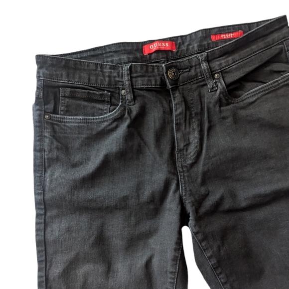 GUESS Jeans - Men's Black Wash Slim Straight Del Mar Fit Denim - W33x34L - Picture 4 of 10